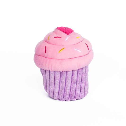 ZippyPaws - Cupcake - Pink - Dog Toy