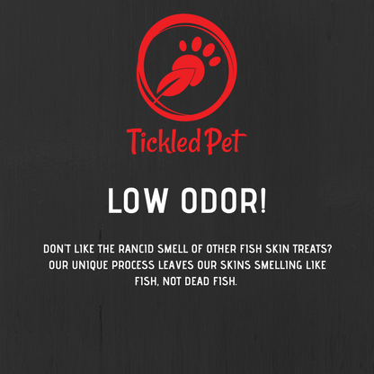 Doot's Chew Bar - TickledPet - Codfish Skin Twist Med - Single