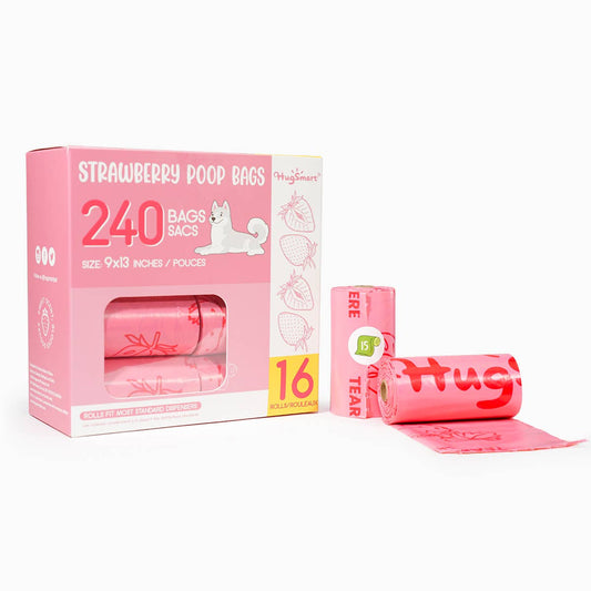 Hugsmart Products Inc - HugSmart Pet - Strawberry
16 Rolls | 240 Bags