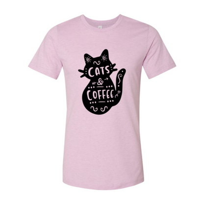 Cat And Coffee T-Shirt