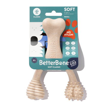 BetterBone Natural Dog Chews - BetterBone SOFT- All-Natural, Safer on Teeth, Sustainable - Beef / Small (dogs under 25 lbs)