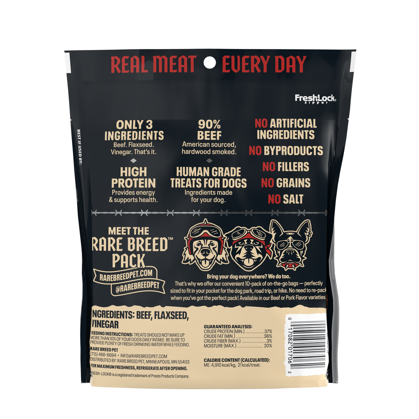 Rare Breed - 1oz Beef Tender Meat Cuts