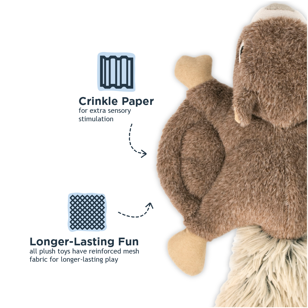 Tall Tails - Tall Tails Squirrel Fling and Fetch Toy for Dogs