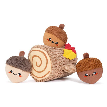 Hugsmart Products Inc - Oriland Pet - Autumn Woofs  |  Acorn Tree - Interactive Toy