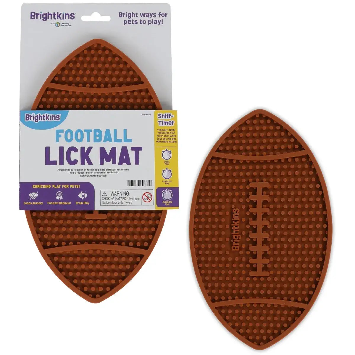 Hunger for Words and Brightkins - Brightkins™ Football Lick Mat