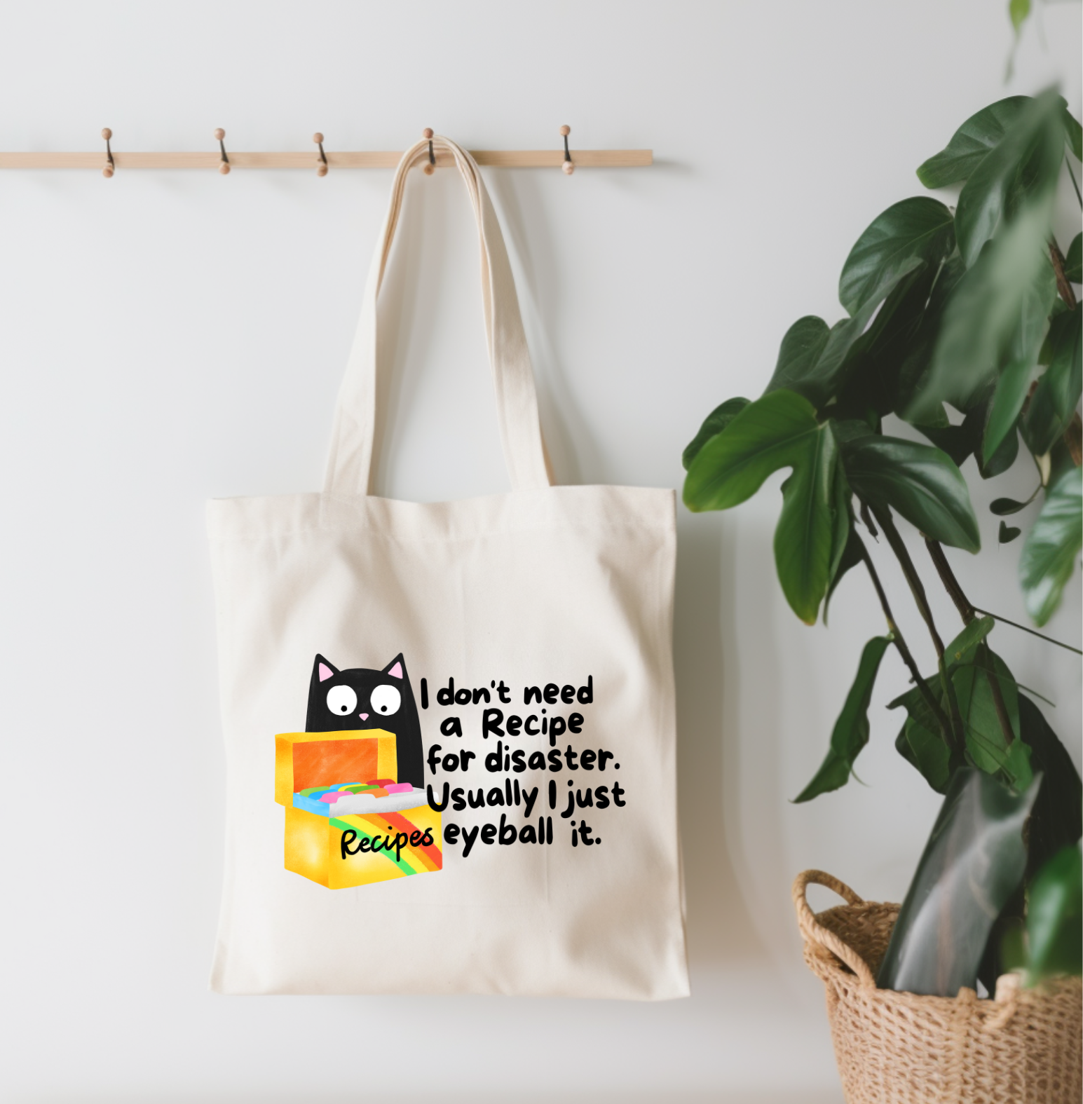 EnchantingSunshine - I Don't Need A Recipe For Disaster Canvas Tote Bag - Doot's Pet LLC Collars For A Cause
