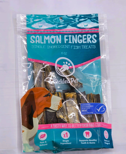 TickledPet - Salmon Finger 6 oz bag