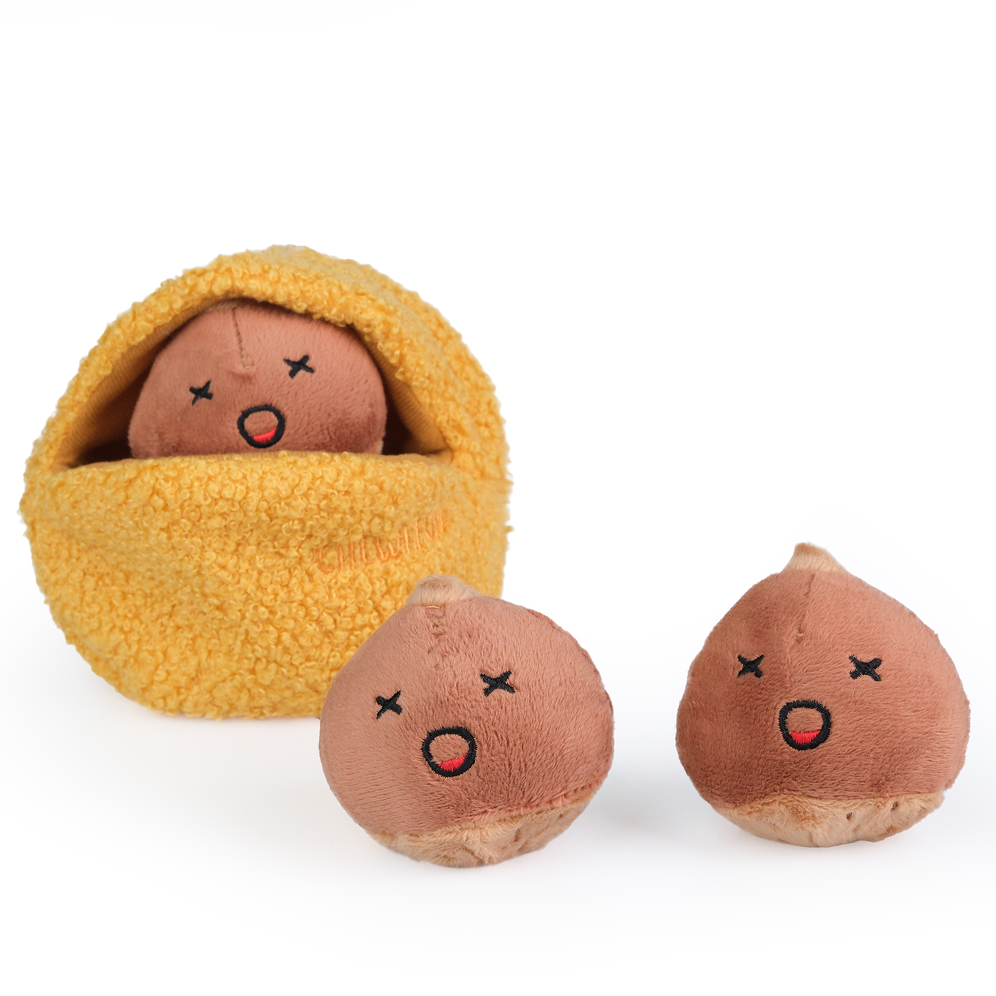 CHEWFFON - CHEWFFON Chestnut Hide & Seek Squeaky Dog Toy