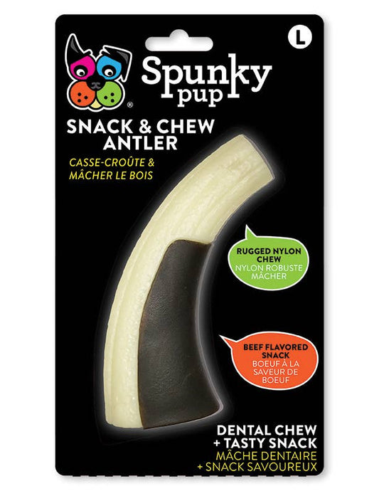 Spunky Pup - Snack and Chew Antler - Large