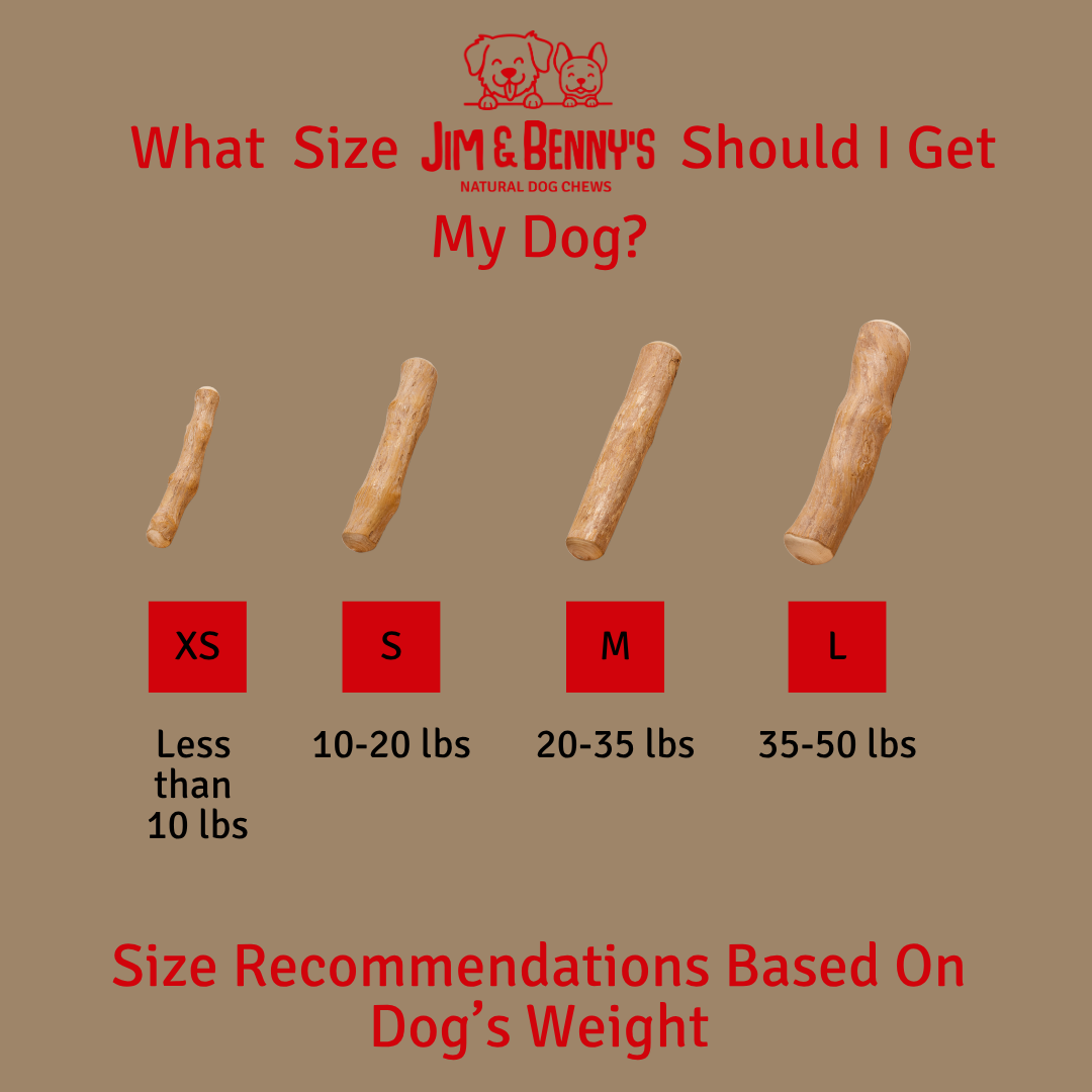 Doot's Chew Bar - Jim and Benny's - Coffee Wood Chews for Dogs