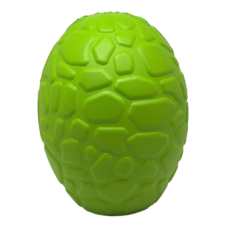 Dinosaur Egg eDispenser Durable Rubber Chew Toy & Treat Dispenser - Doot's Pet LLC Collars For A Cause
