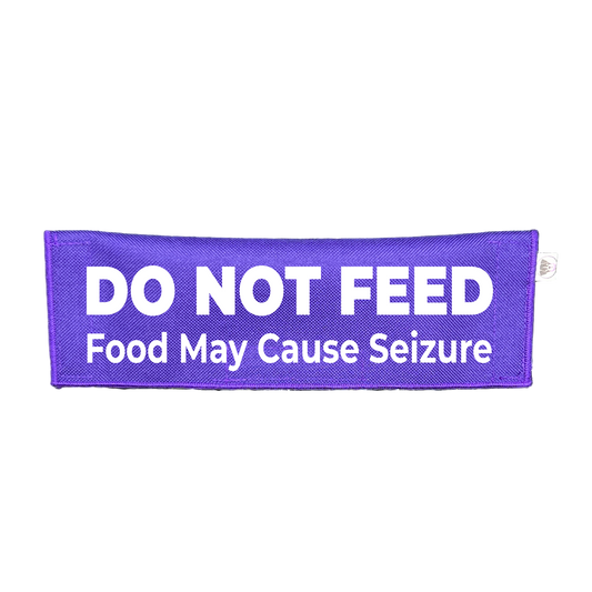 Do Not Feed - May Cause Seizures Leash Sign