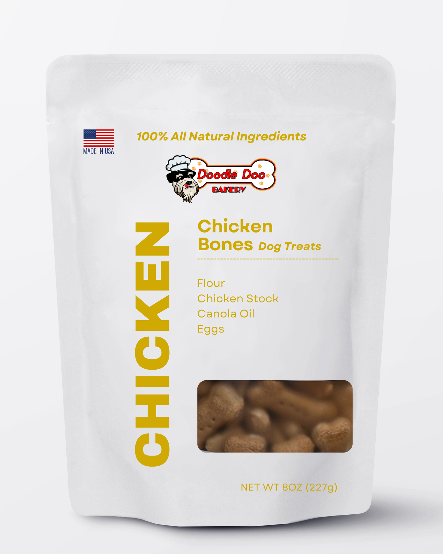 🍗Homemade Dog Treats - Chicken Treat 1/2lb - Doot's Pet LLC Collars For A Cause
