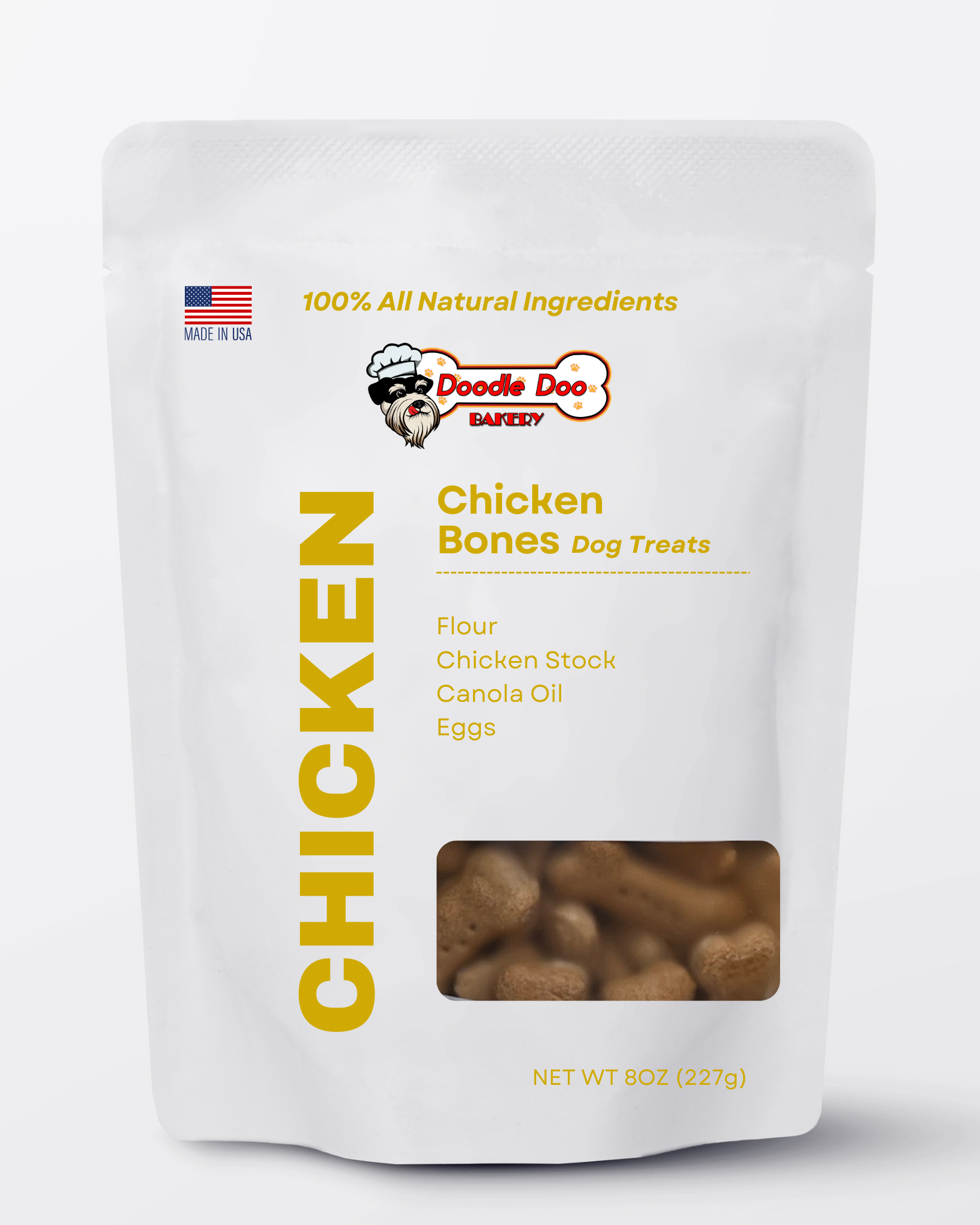 🍗Homemade Dog Treats - Chicken Treat 1/2lb - Doot's Pet LLC Collars For A Cause
