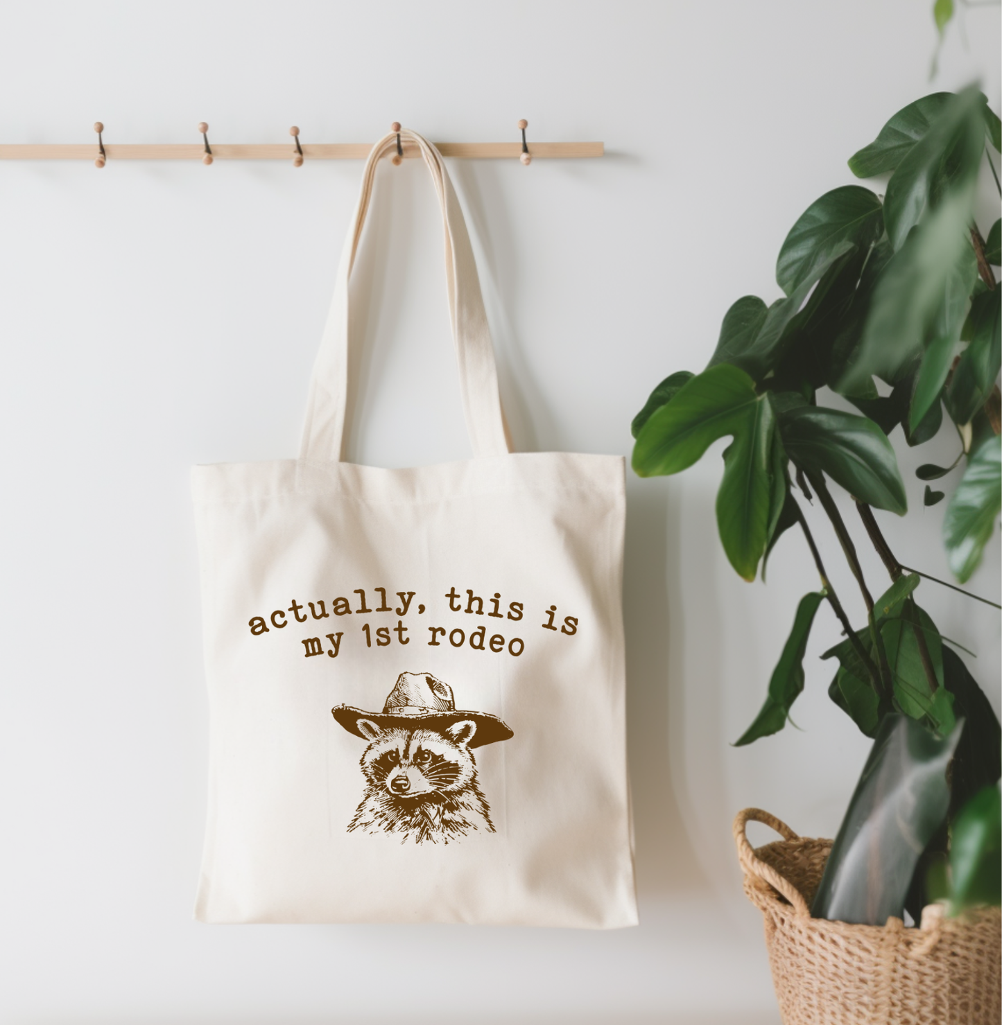 EnchantingSunshine - Actually, This Is My 1st Rodeo Canvas Tote Bag - Doot's Pet LLC Collars For A Cause