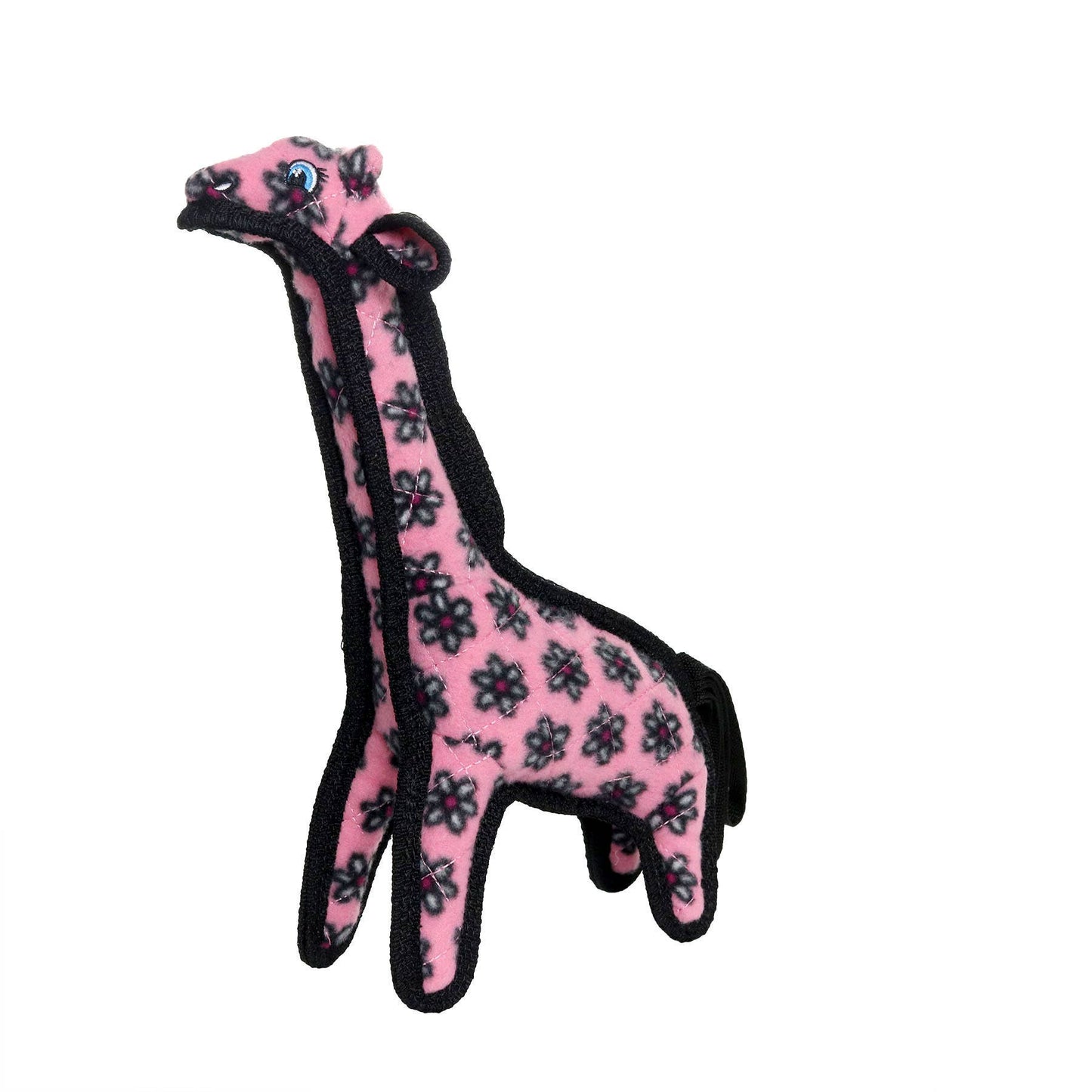 Tuffy Dog Toys - VIP Products - Tuffy Jr Zoo Giraffe Pink, Durable, Squeaky Dog Toy - Doot's Pet LLC Collars For A Cause