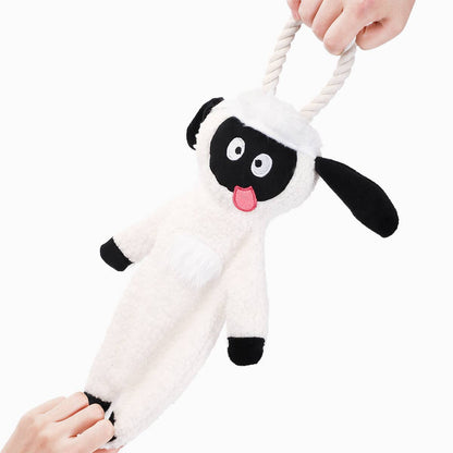 Hugsmart Products Inc - HugSmart Pet - Jumbo Animal | Sheep - Dog Rope Toy
