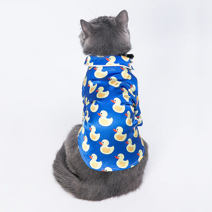 Pet Silk Duck Pajamas