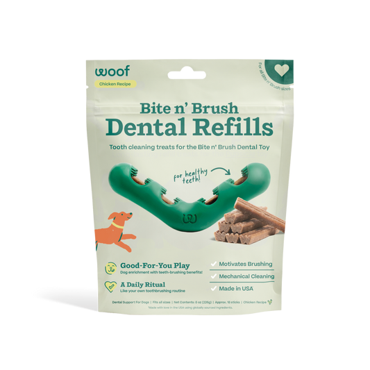 Woof - Bite n' Brush Dental Refills Chicken