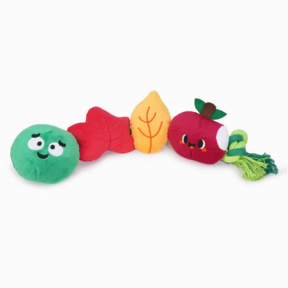 Hugsmart Products Inc - HugSmart Pet - Autumn Tailz  | Apple and Worm - Dog Rope Toy