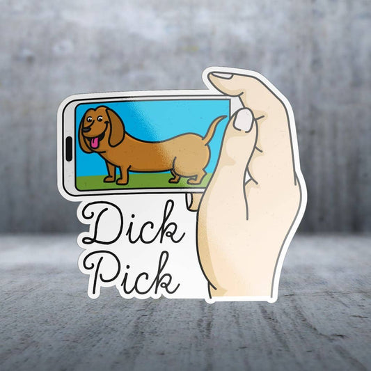 Two Feet Treats - Dachshund Picture - Sticker