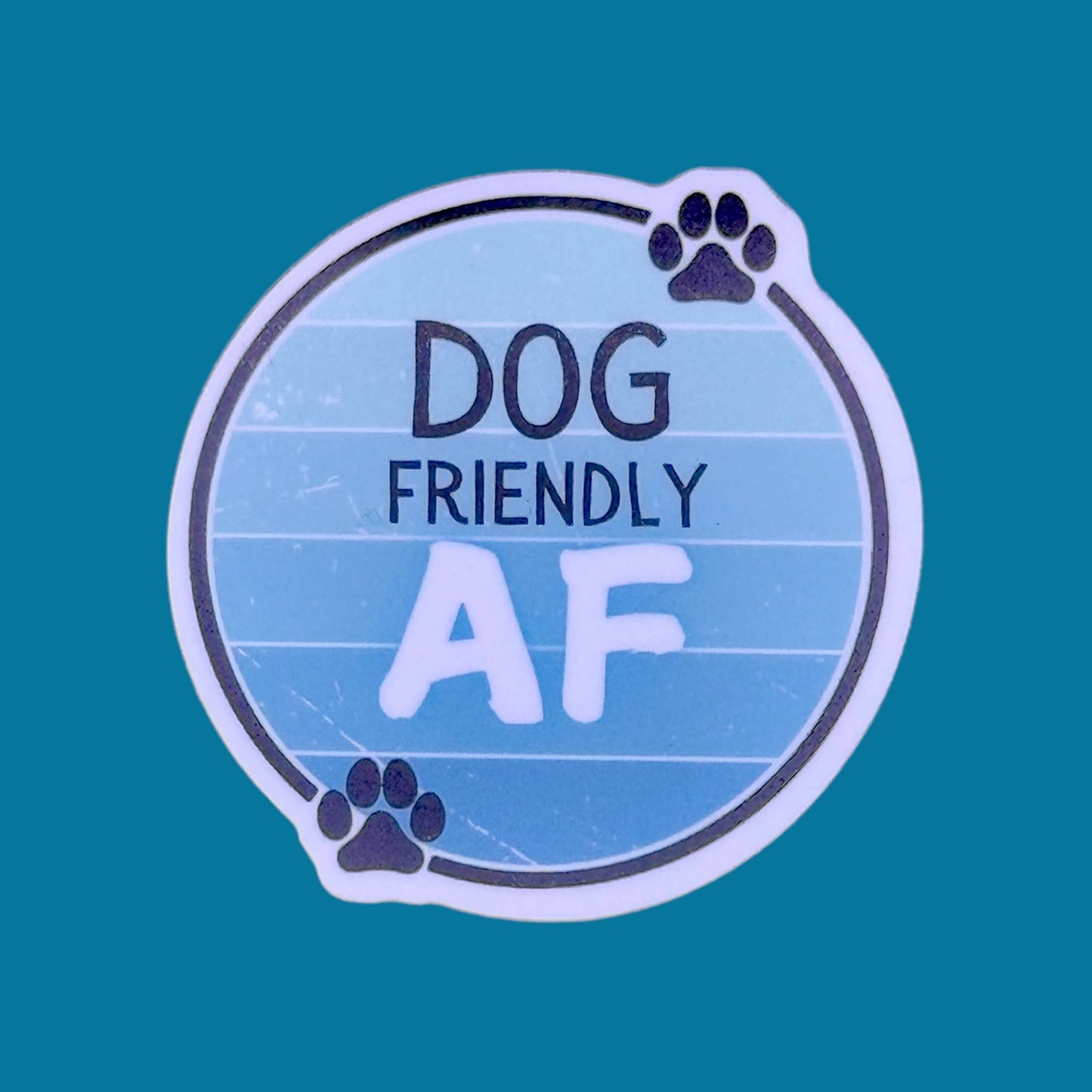 Koira - Dog Friendly AF Vinyl Sticker
