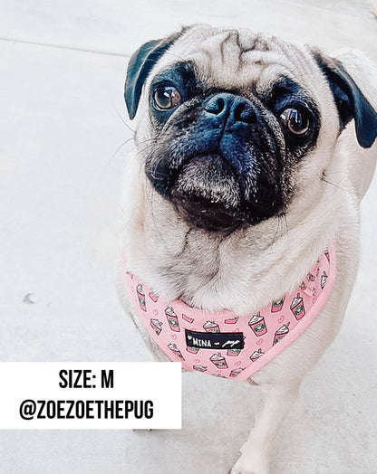 Mina + Pup - Pink Pupshake Adjustable Dog or Cat Harness