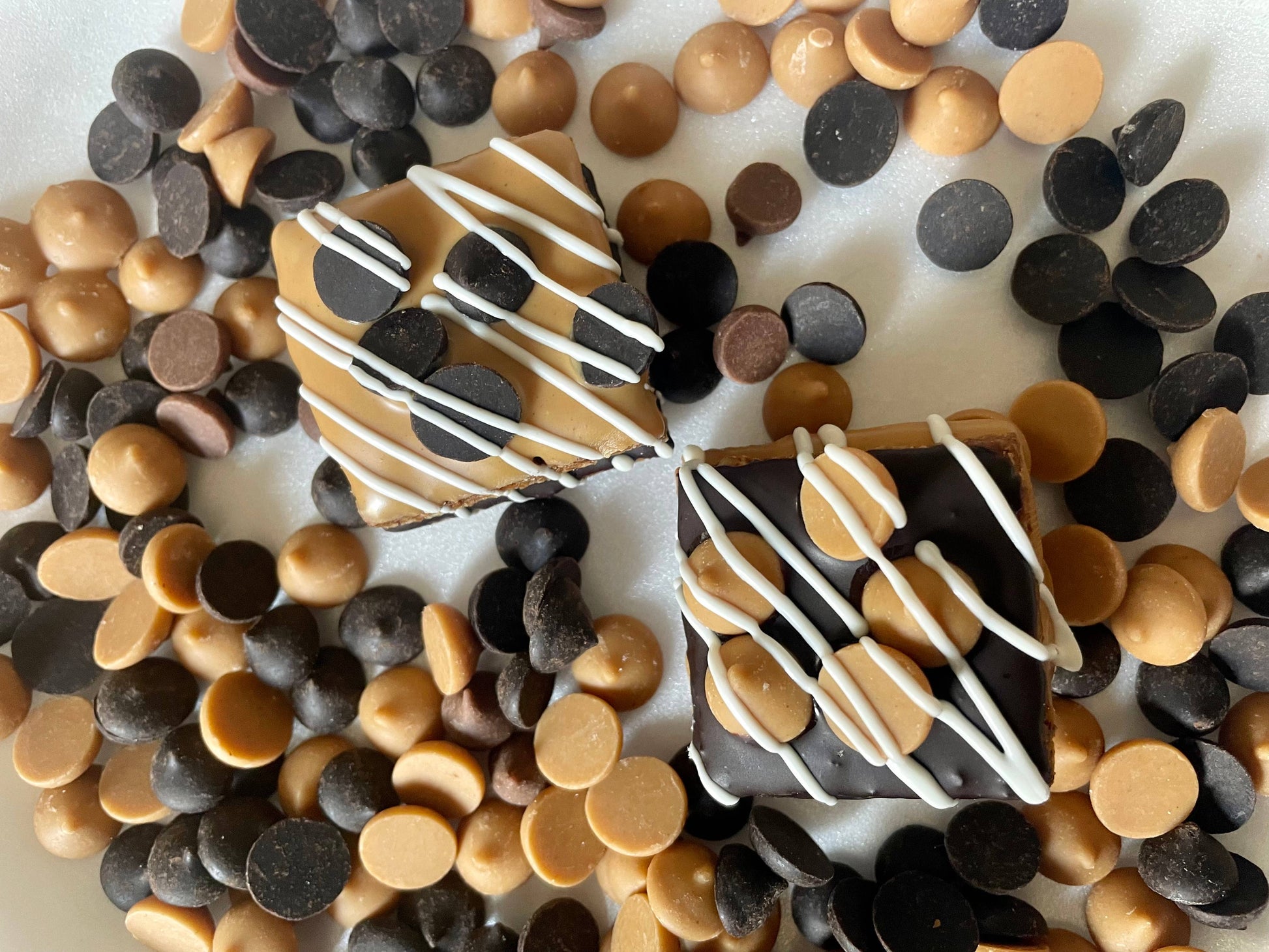 YumYum4DOGS - Peanut butter & Carob chip dog treat truffle- Single - Doot's Pet LLC Collars For A Cause