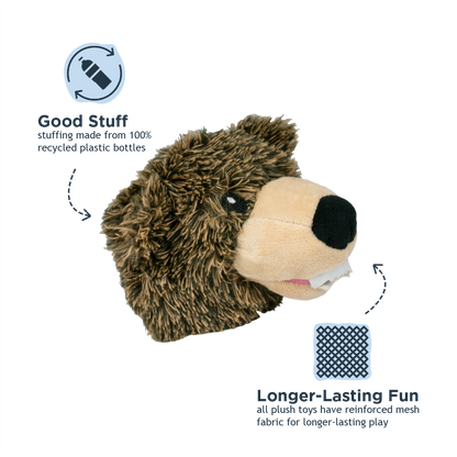 Tall Tails - Grizzly 2-in-1 Fetch Ball Dog Toy