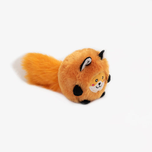 ZippyPaws - Bushy Throw - Fox - Dog Toy