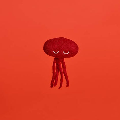 Ware of the Dog - Wool Octopus Cat Toy - Blue