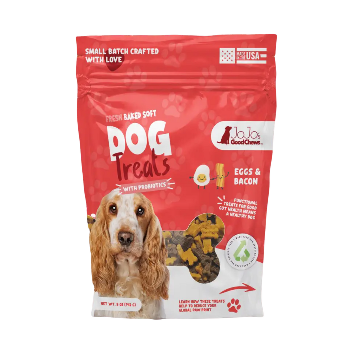 Fresh Baked Eggs and Bacon Soft Dog Chew Treats (2-Pack) - Doot's Pet LLC Collars For A Cause