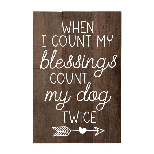 When I count my blessings, I count my dog twice