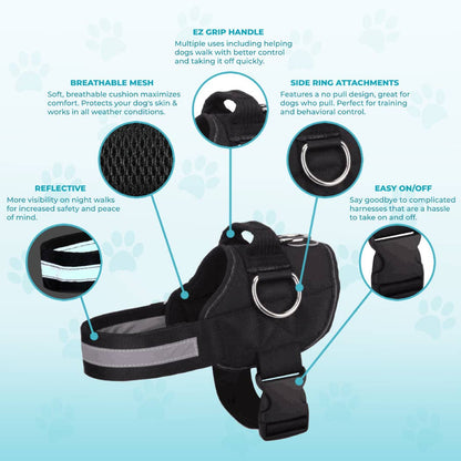 Joyride Harness - Spring Plaid Joyride Basic Essential Dog Harness 1.0 SM, LG, XL
