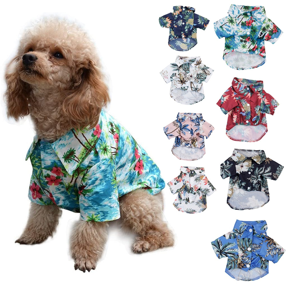 Hawaiian Pet Shirts - Doot's Pet LLC Collars For A Cause