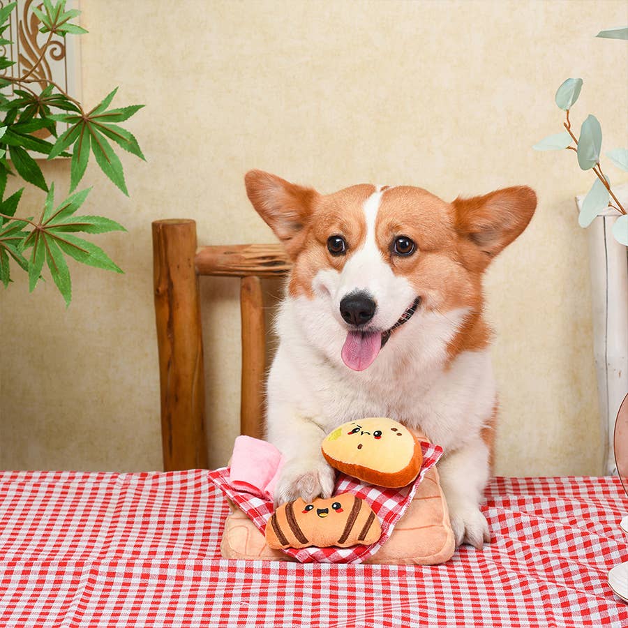 Hugsmart Products Inc - HugSmart Pet - Picnic Time | Charcuterie Board - Plush Toy