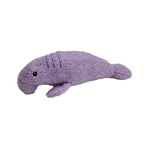 Barker's Bowtique - Wally the Manatee Wildlife Fleece Dog Toy