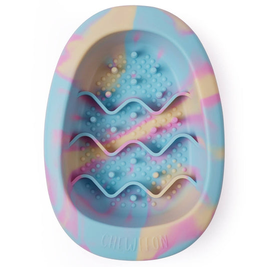 CHEWFFON - CHEWFFON Interactive Dog Lick Bowl-Rainbow Small