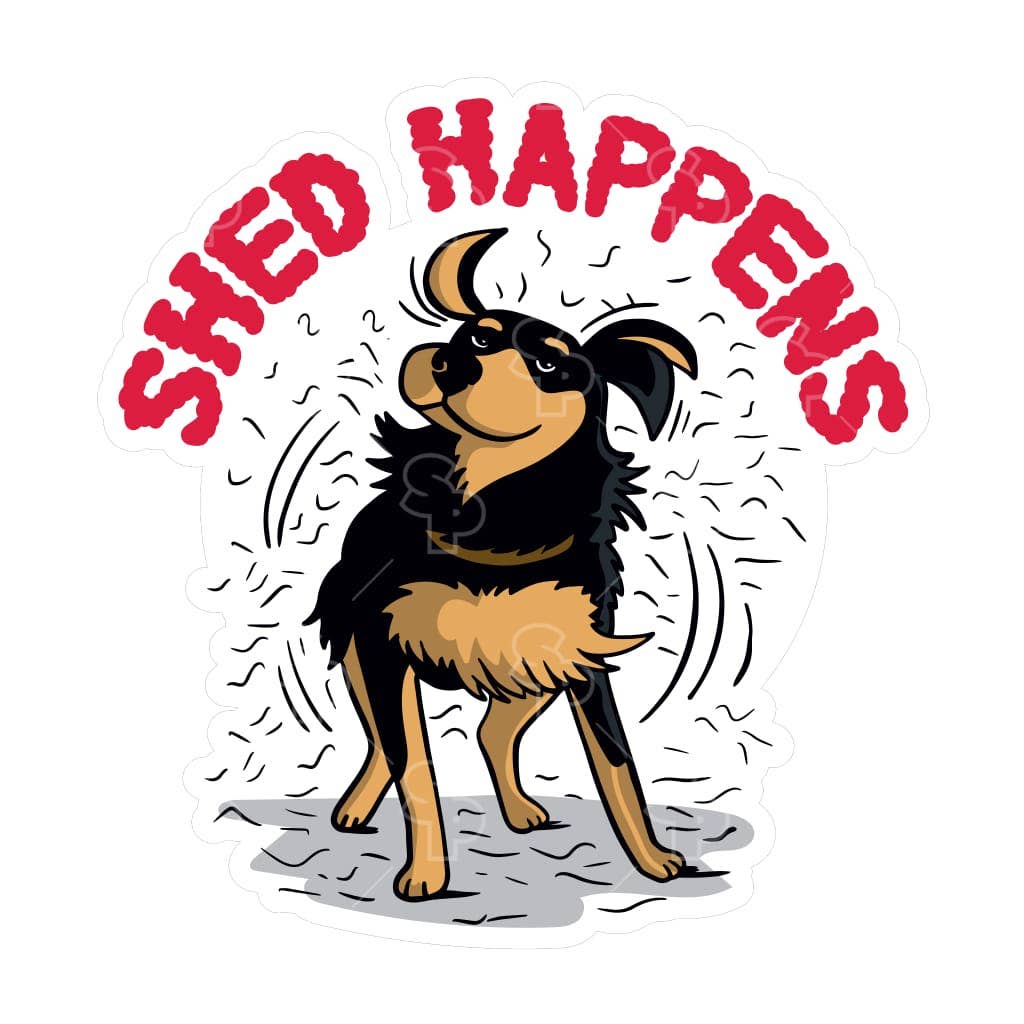Two Feet Treats - Shed Happens - Sticker