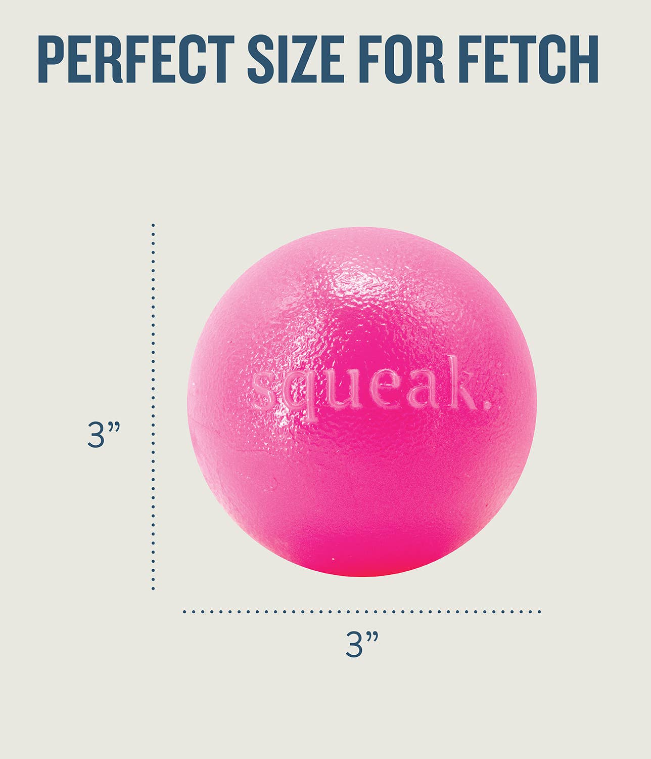 Planet Dog Orbee-Tuff Squeak Ball Dog Toy Pink