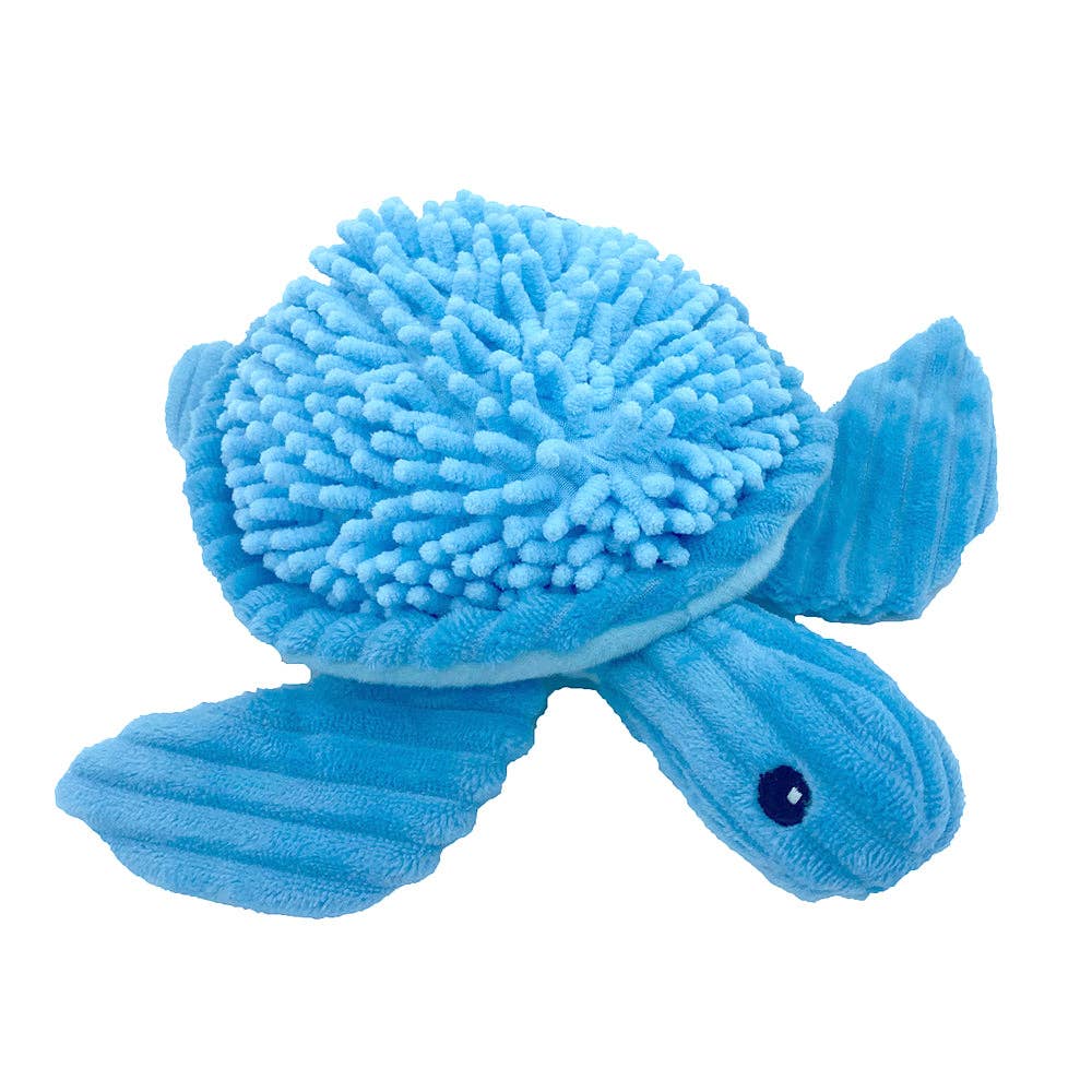 PETLOU, INC. - 10" Blue Bay Turtle Dog Toy