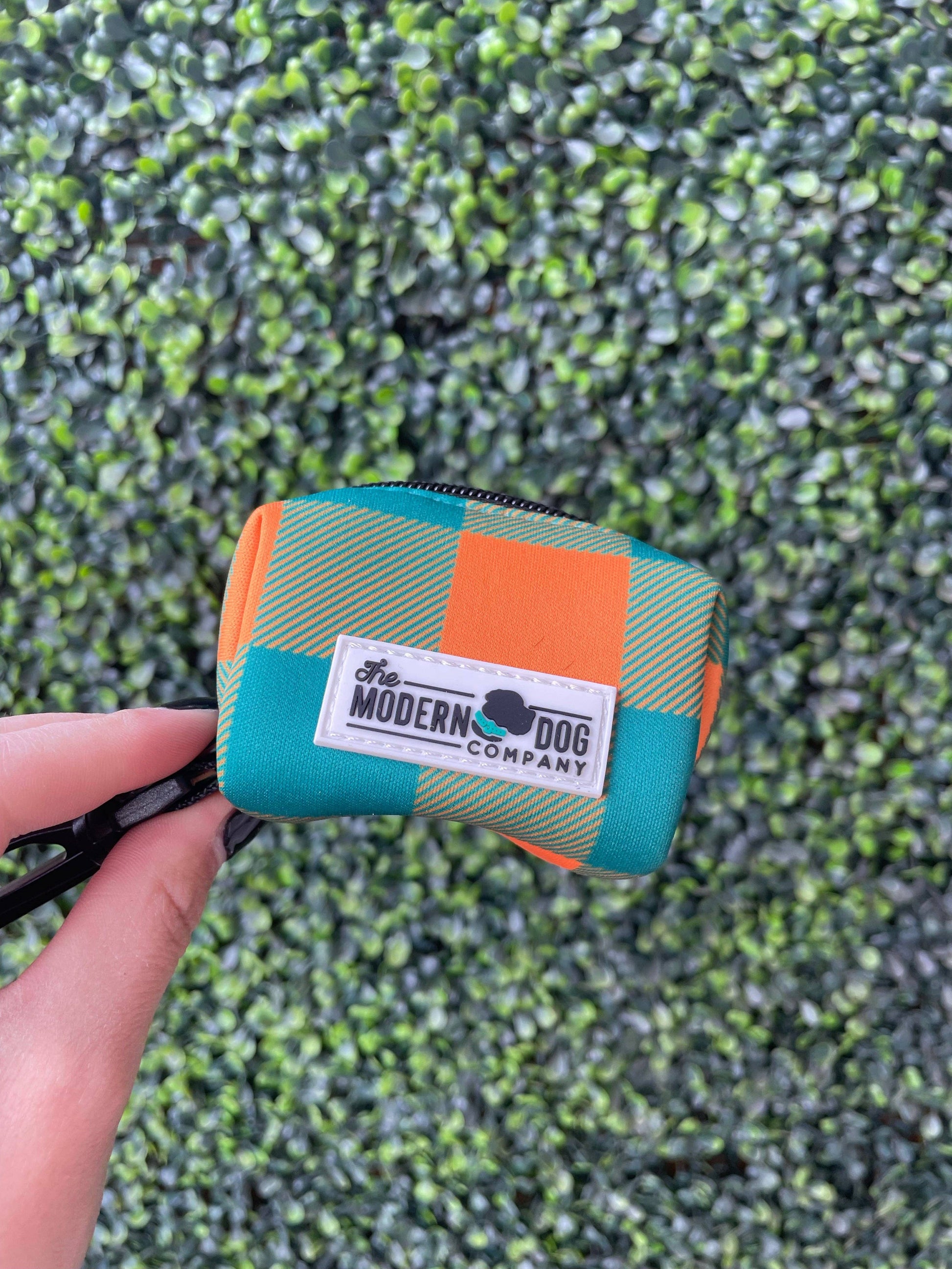 The Modern Dog Company - Plaid Camping Poop Bag Holder - Doot's Pet LLC Collars For A Cause