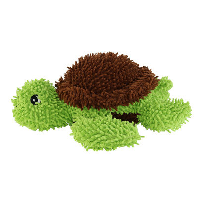 Tuffy Dog Toys - VIP Products - Mighty Microfiber Ball Med Turtle Green, Squeaky Dog Toy