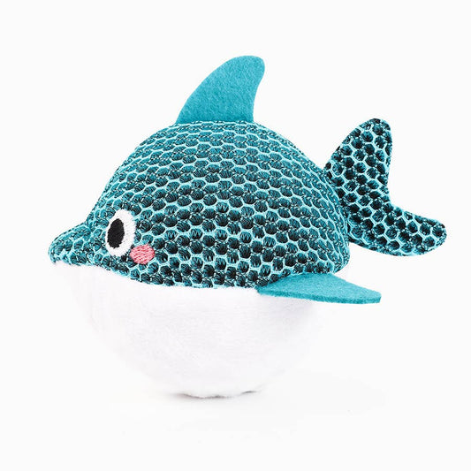 Hugsmart Products Inc - HugSmart Pet - Ocean Pals | Dolphin - Dog Ball Toy