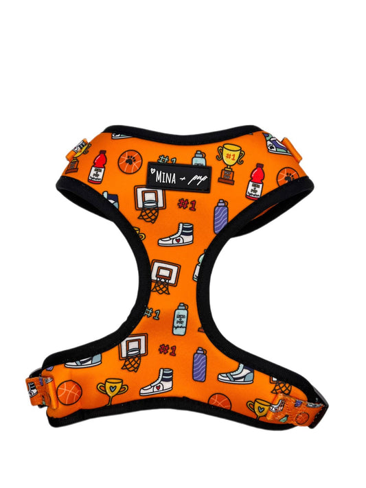 Mina + Pup - Got Game? Basketball and Sports Adjustable Dog Cat Harness