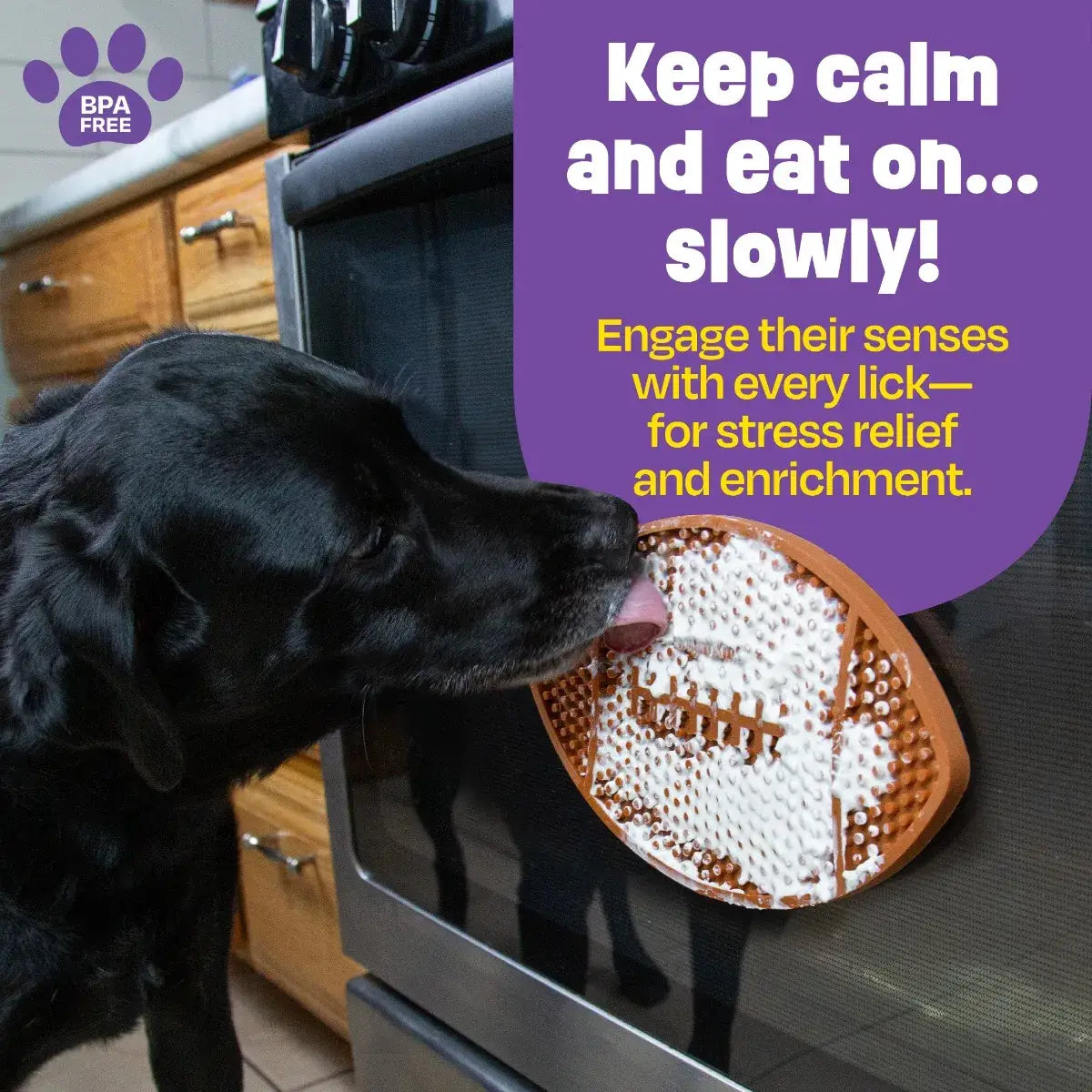 Hunger for Words and Brightkins - Brightkins™ Football Lick Mat