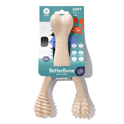 BetterBone Natural Dog Chews - BetterBone SOFT- All-Natural, Safer on Teeth, Sustainable - Beef / Small (dogs under 25 lbs)