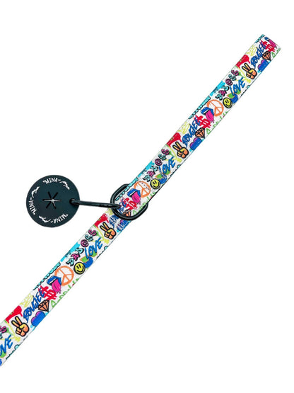 Mina + Pup - Attitude Collection Graffiti Comfort Dog and Cat Leash 5 FT