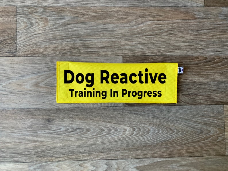Dog Reactive - Training In Progress Leash Sign
