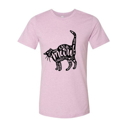 Cat And Words T-Shirt
